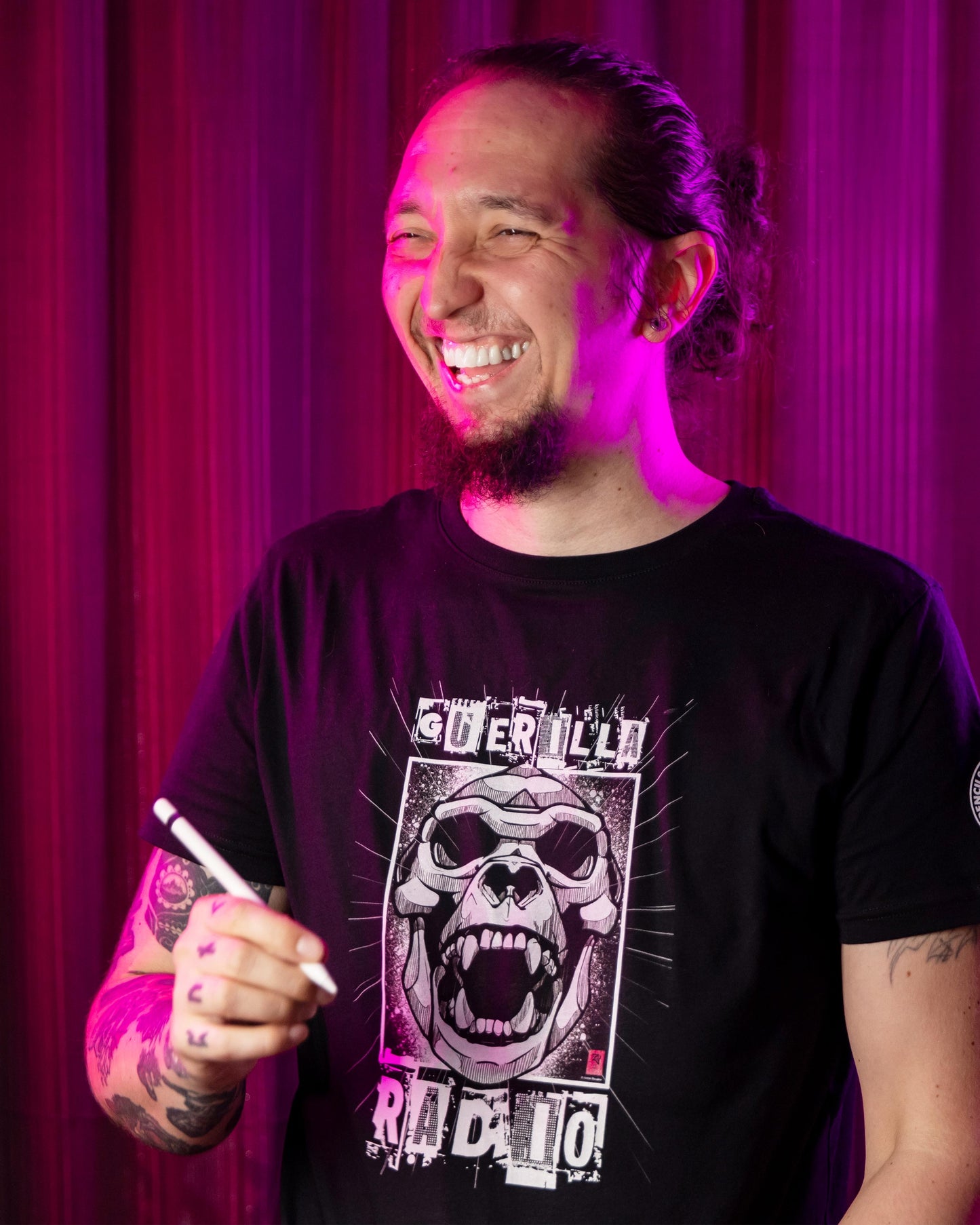 Mr Pencils Guerilla Radio T-Shirt