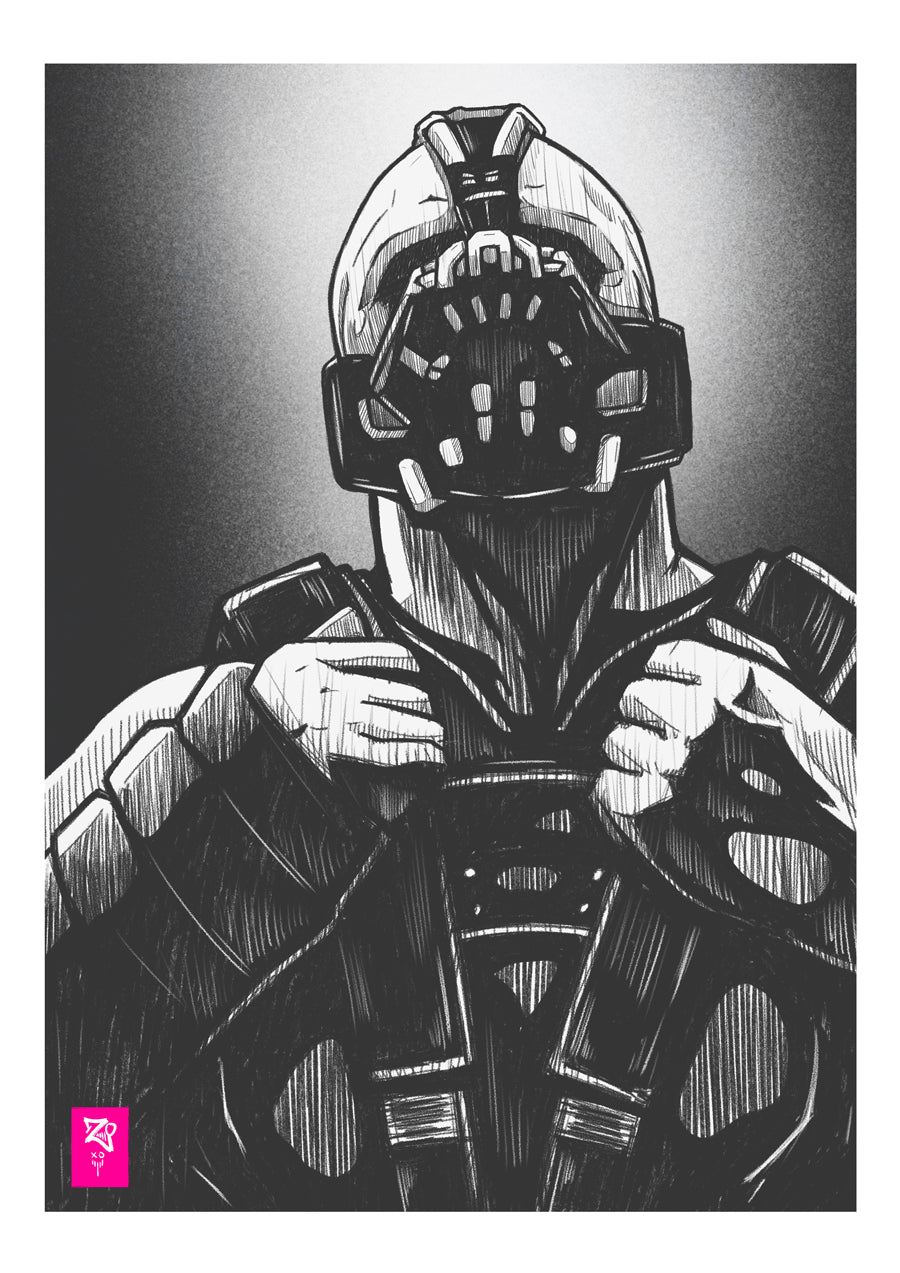 Bane Sketch Print