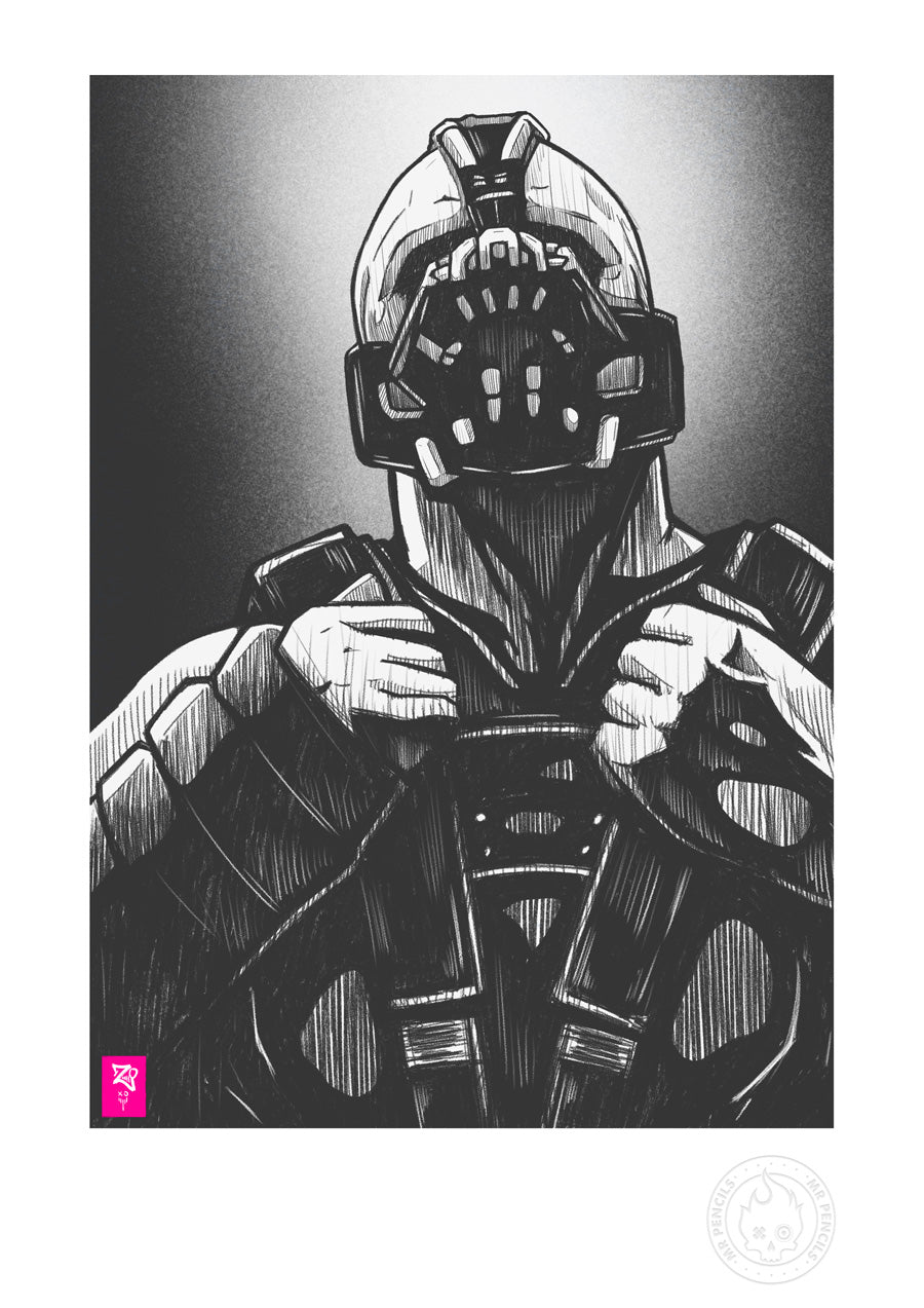 Bane Sketch Print