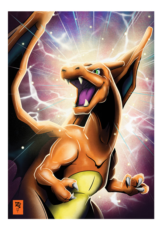 Pokemon: Charizard Vol.1 Colour Print