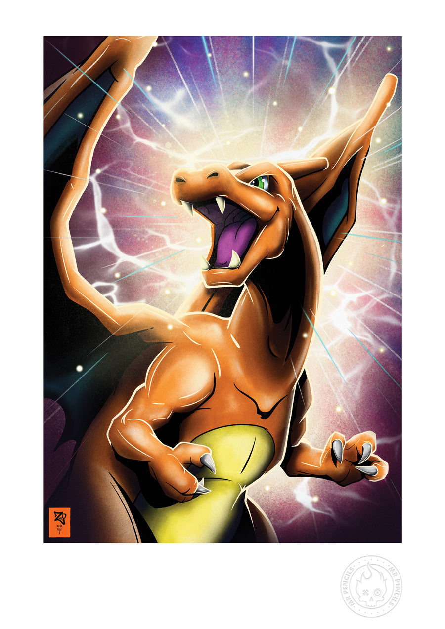 Pokemon: Charizard Vol.1 Colour Print