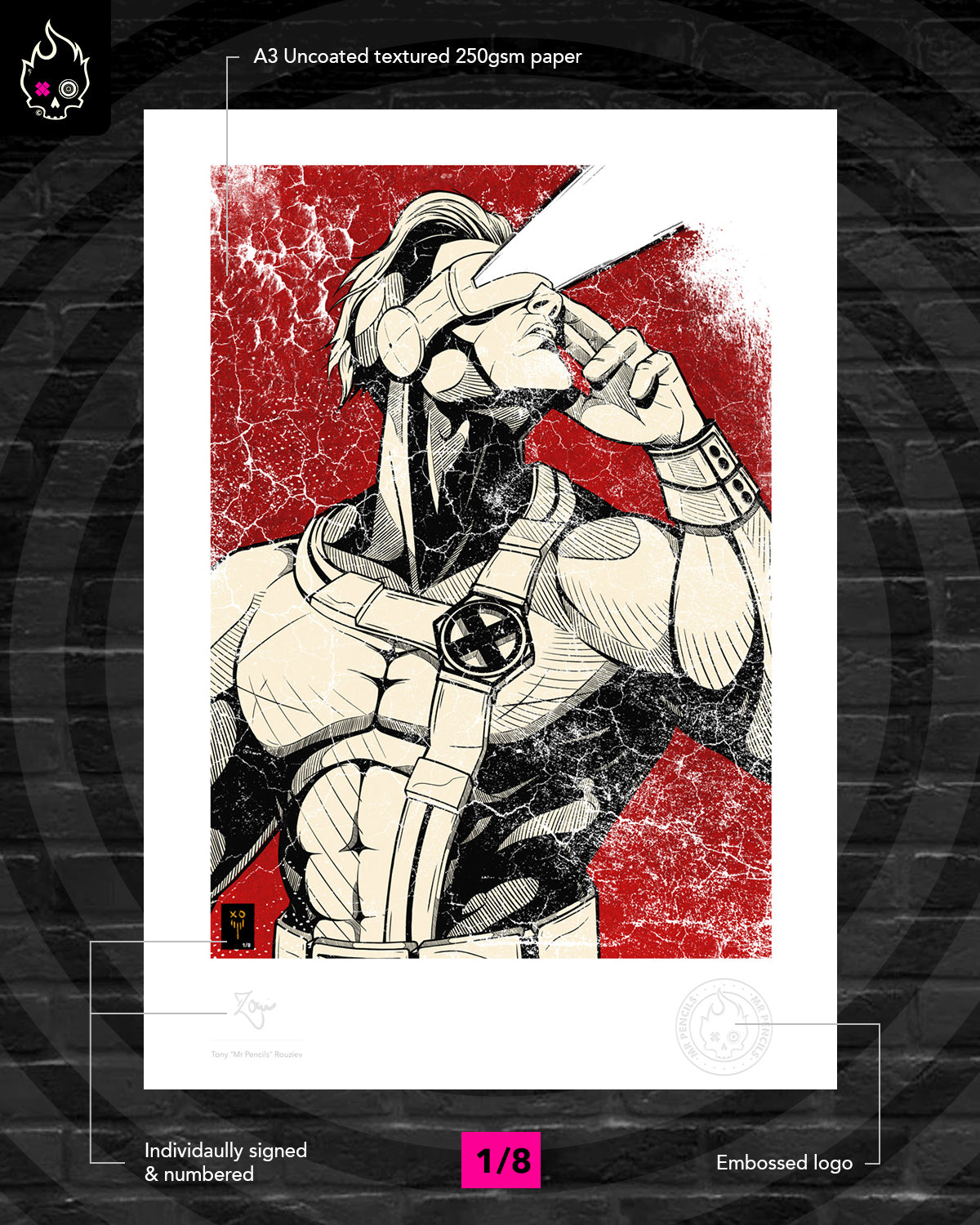 X-Men: Cyclops Limited Edition Print