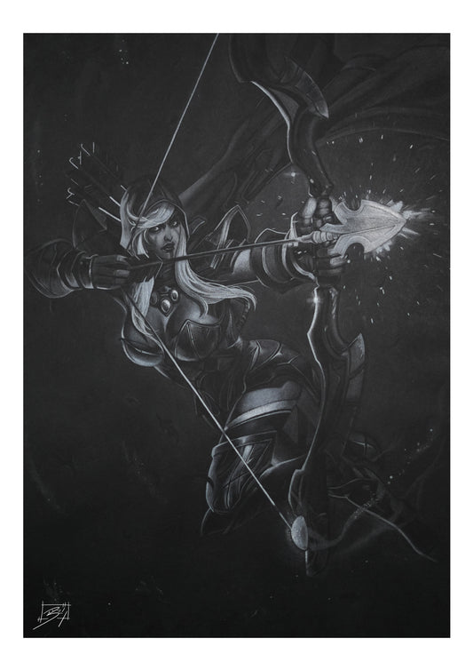 DOTA: Drow Ranger Print