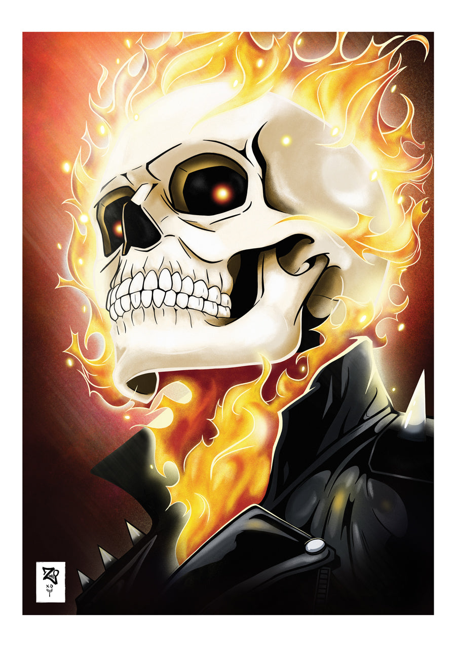Ghost Rider Vol.2 Colour Print