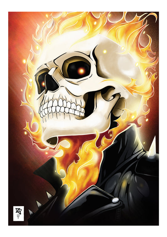 Ghost Rider Vol.2 Colour Print