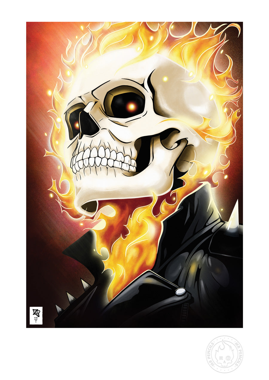 Ghost Rider Vol.2 Colour Print