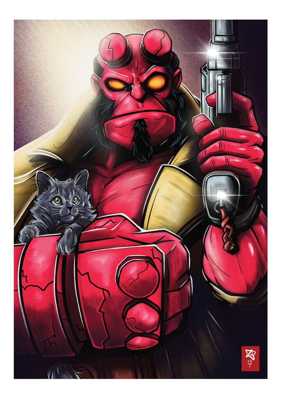 Hellboy Vol.2 Colour Print