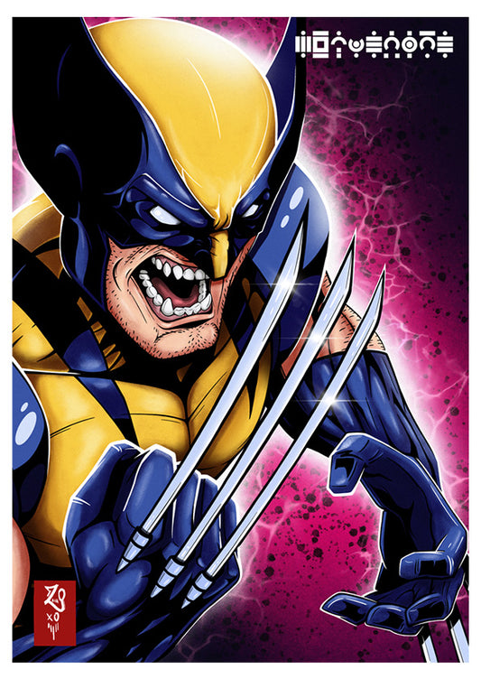 X-Men: Wolverine Colour Print