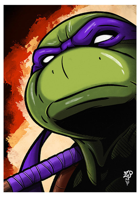 TMNT: Donatello Colour Print