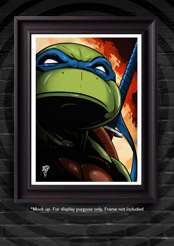 TMNT: Leonardo Colour Print