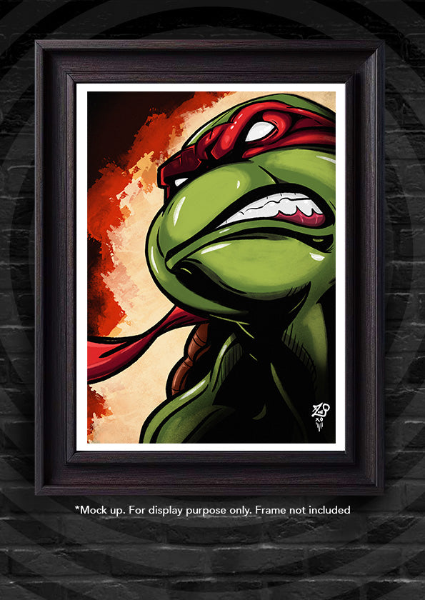 TMNT: Raphael Colour Print