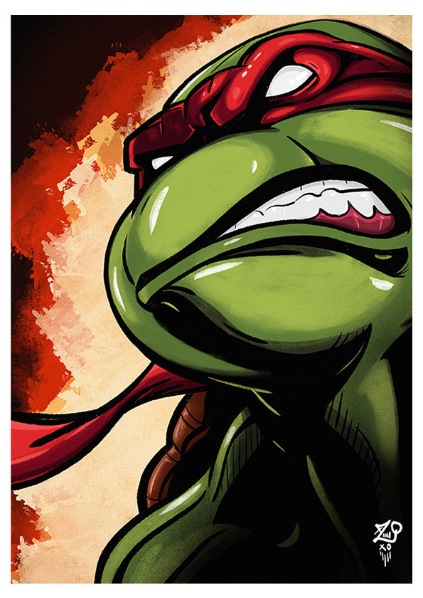 TMNT: Raphael Colour Print