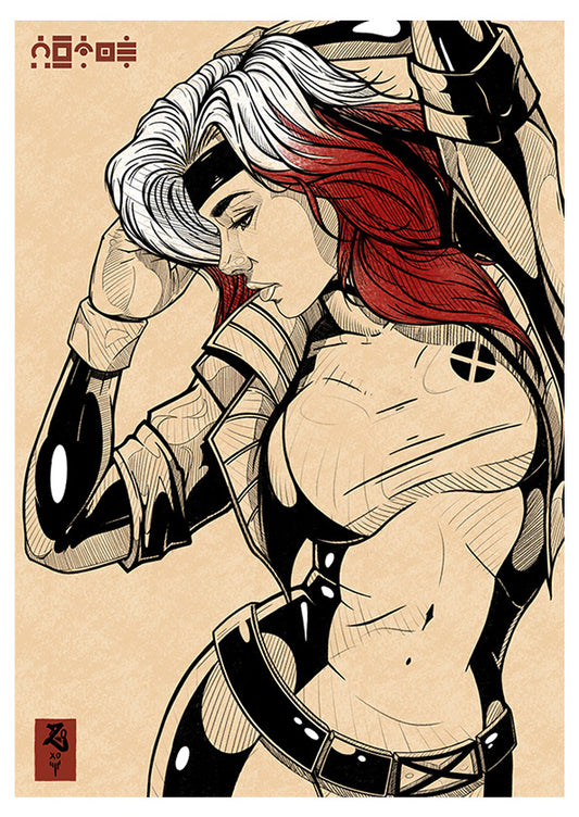 X-Men: Rogue Sketch Print (LIMITED EDITION)