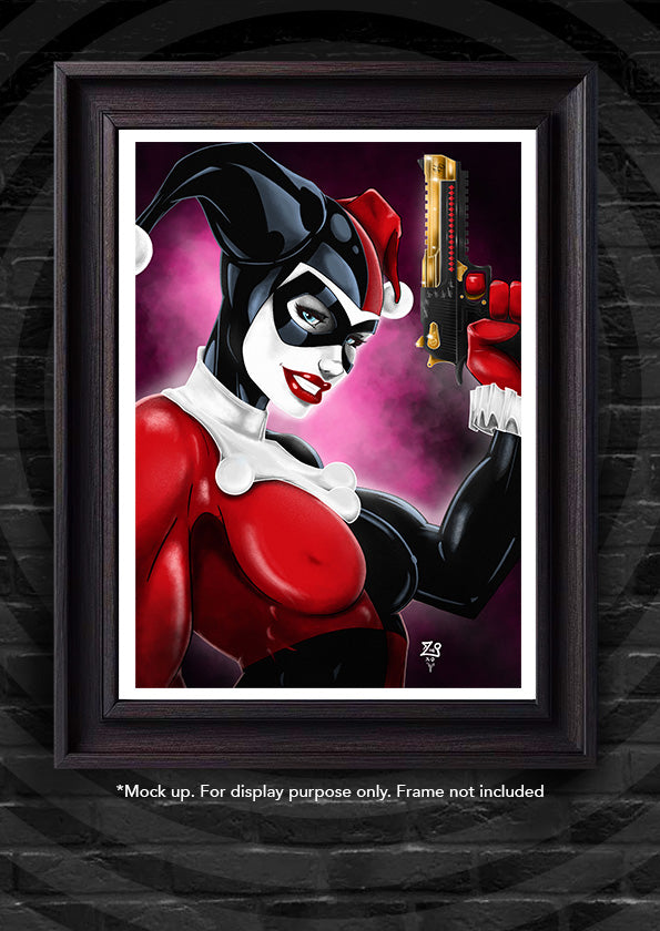 Harley Quinn Colour Print