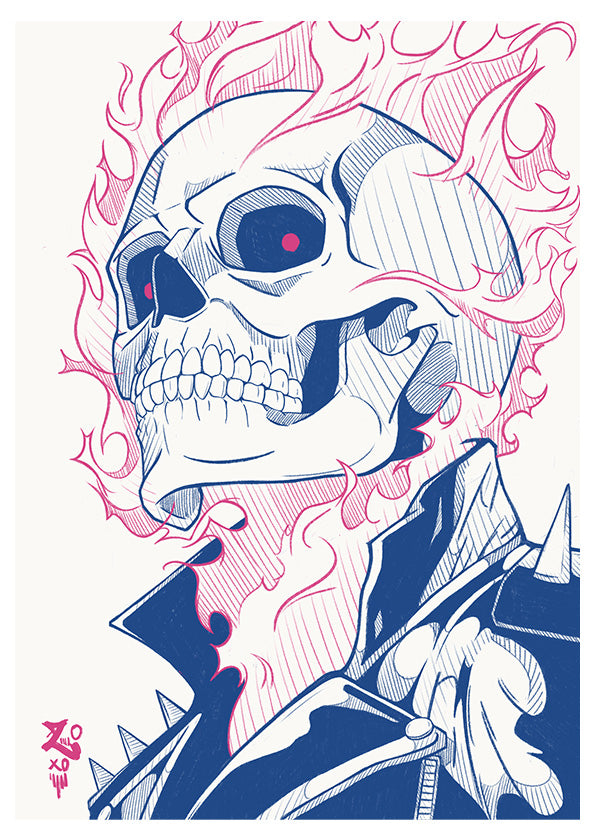 Ghost Rider Vol.2 Sketch Print