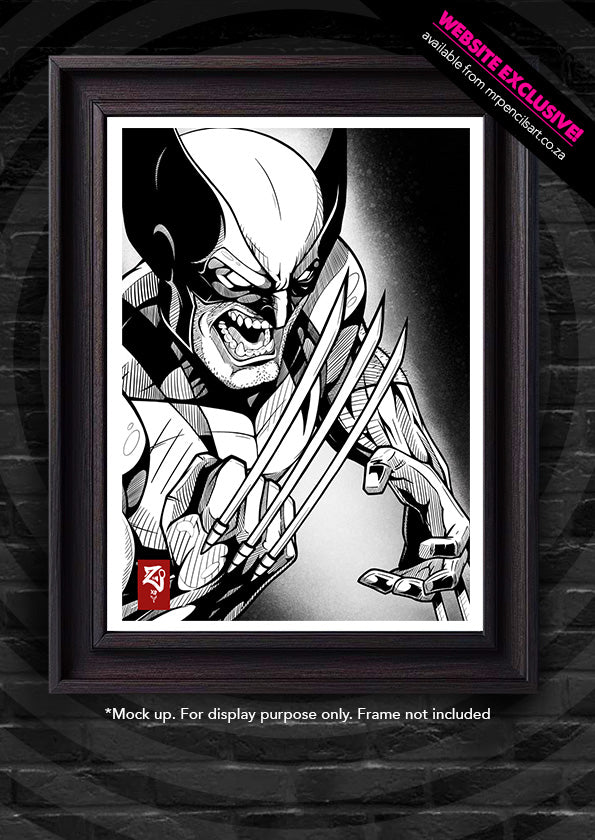 X-Men: Wolverine Ink Print