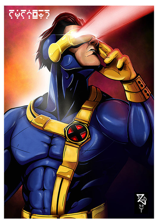 X-Men: Cyclops Colour Print