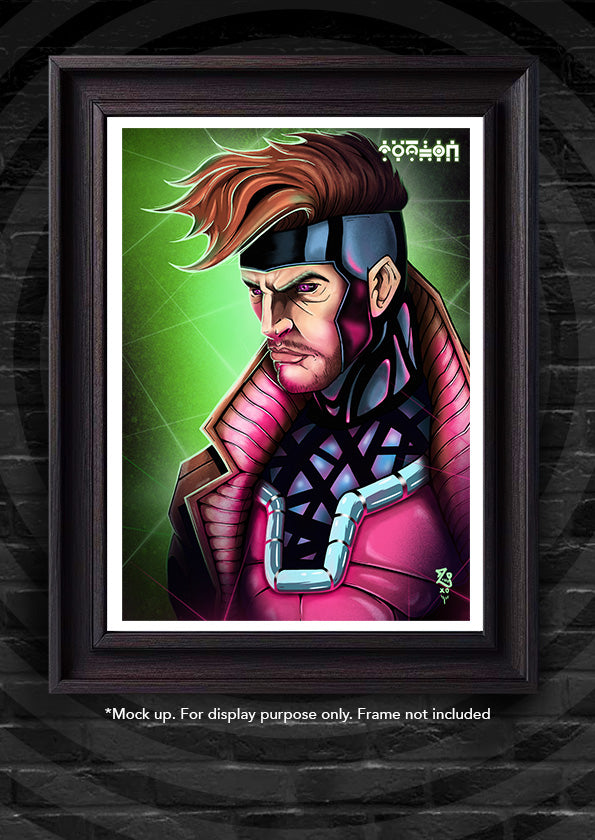 X-Men: Gambit Colour Print