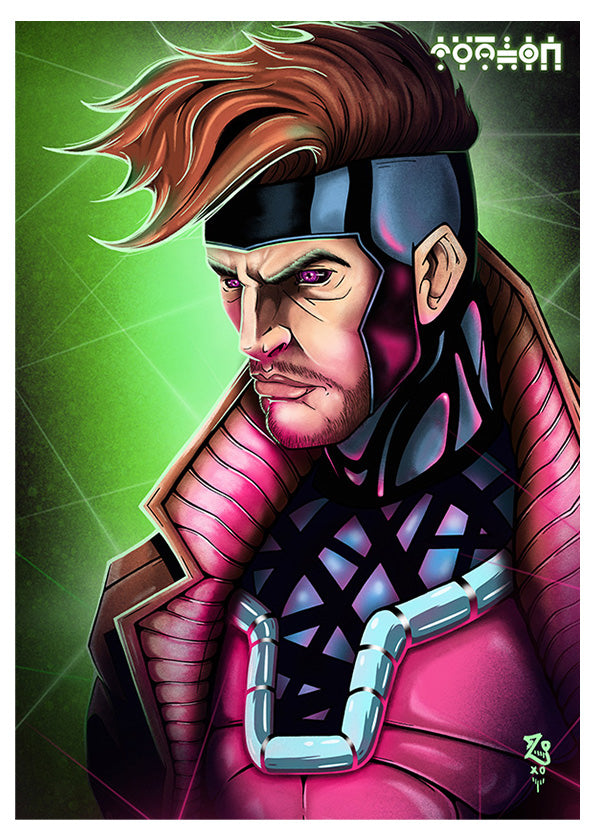 X-Men: Gambit Colour Print