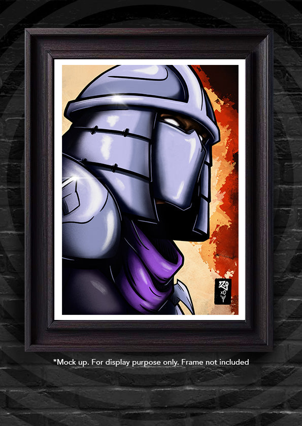 TMNT: Shredder Colour Print