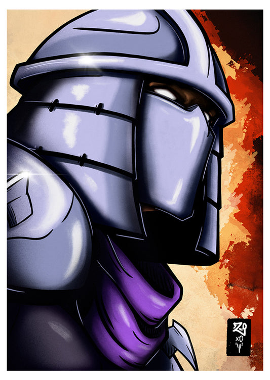 TMNT: Shredder Colour Print