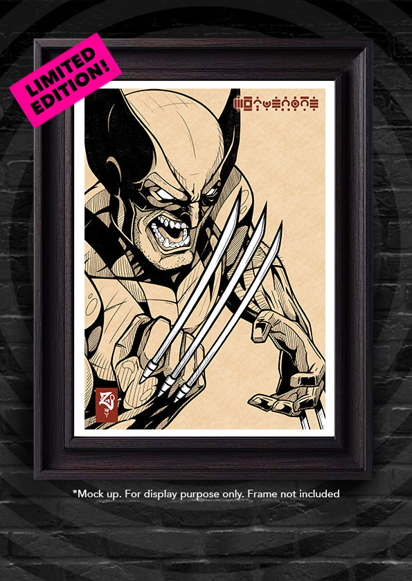 X-Men: Wolverine Sketch Print (LIMITED EDITION)