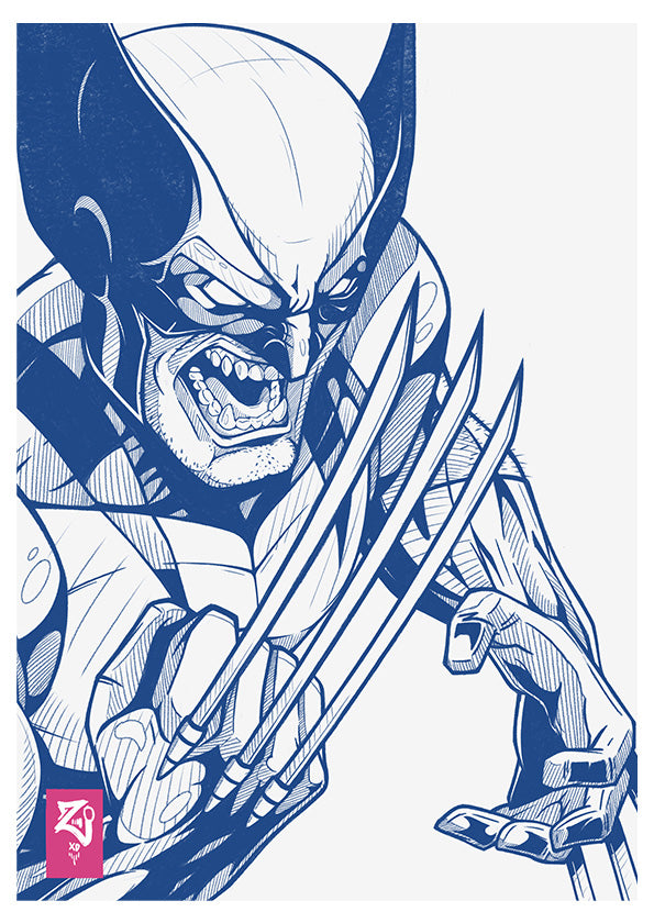 X-Men: Wolverine Sketch Print