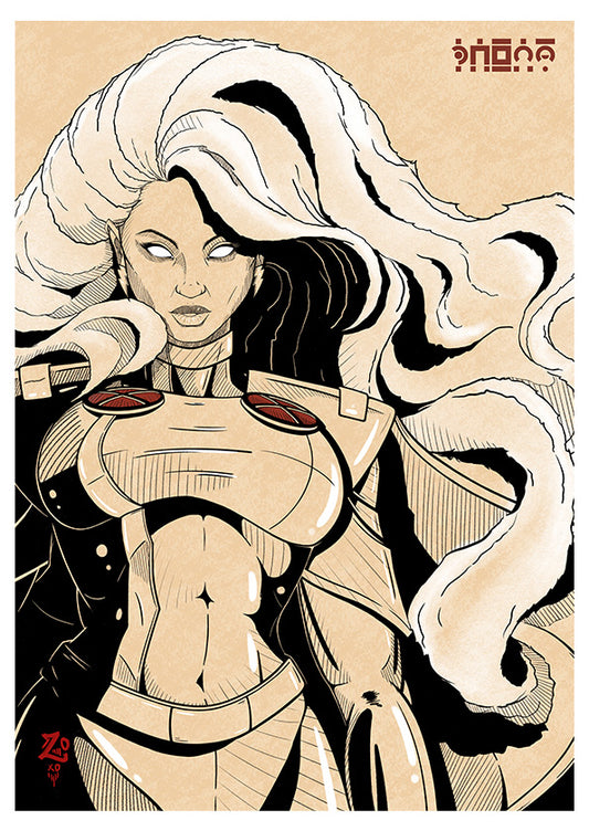 X-Men: Storm Sketch Print (LIMITED EDITION)