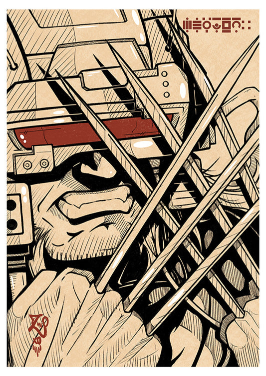 X-Men: Weapon X Sketch Print (LIMITED EDITION)