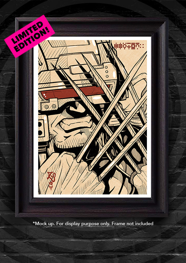 X-Men: Weapon X Sketch Print (LIMITED EDITION)