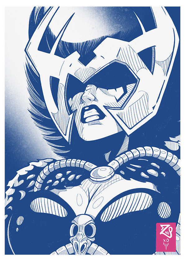 X-Men: Deathbird Sketch Print