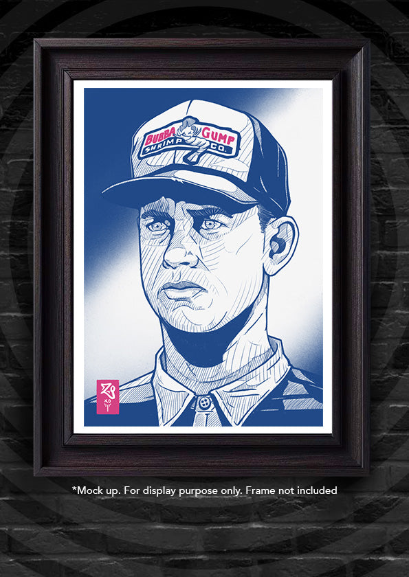 Forrest Gump Sketch Print