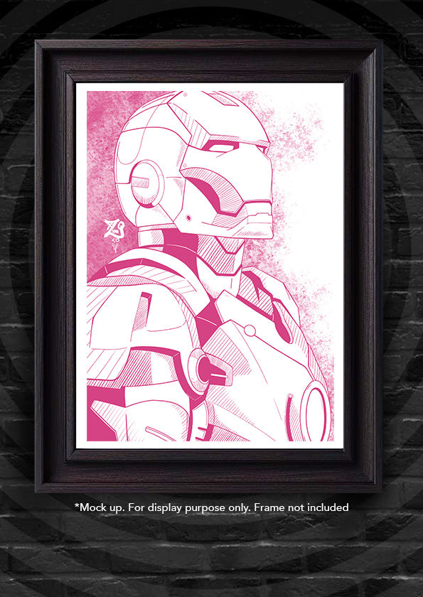 Iron Man MKIII Sketch Print