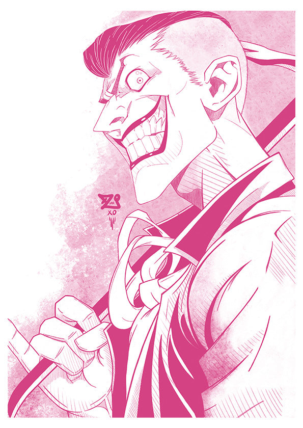 Joker Sketch Print