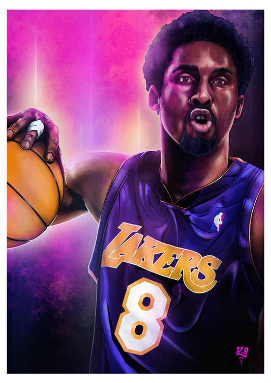 Kobe Bryant Colour Variant Print