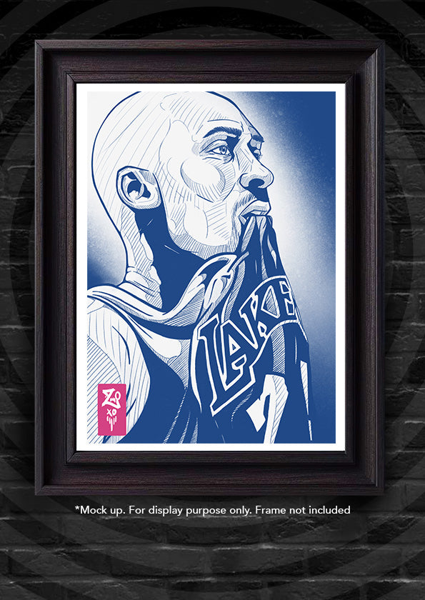 Kobe Bryant Vol.2 Sketch Print