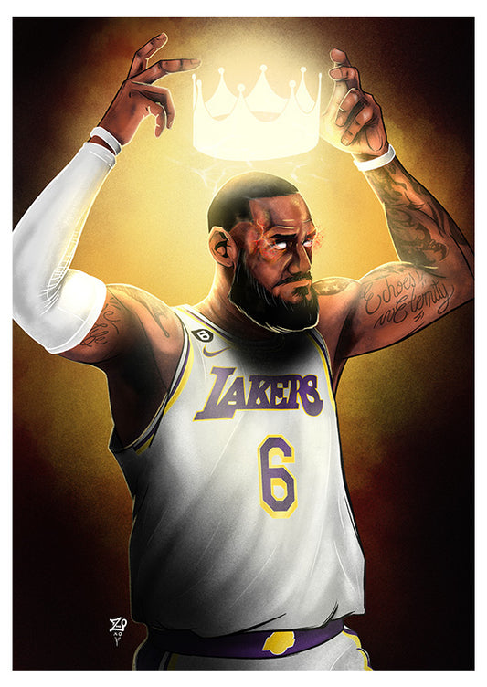 LeBron James Vol.2 Colour Print