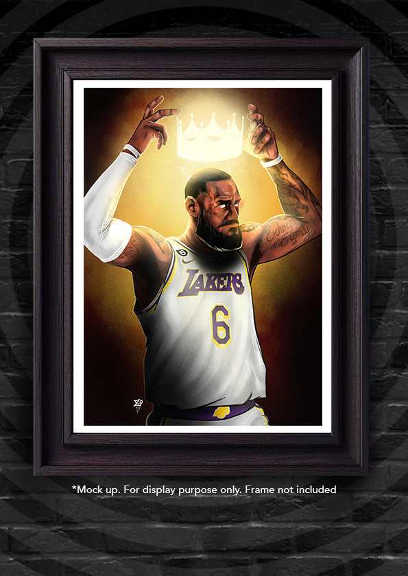 LeBron James Vol.2 Colour Print