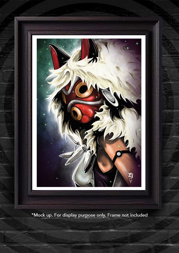 Princess Mononoke Colour Print