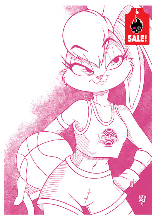 Lola Bunny Sketch Print