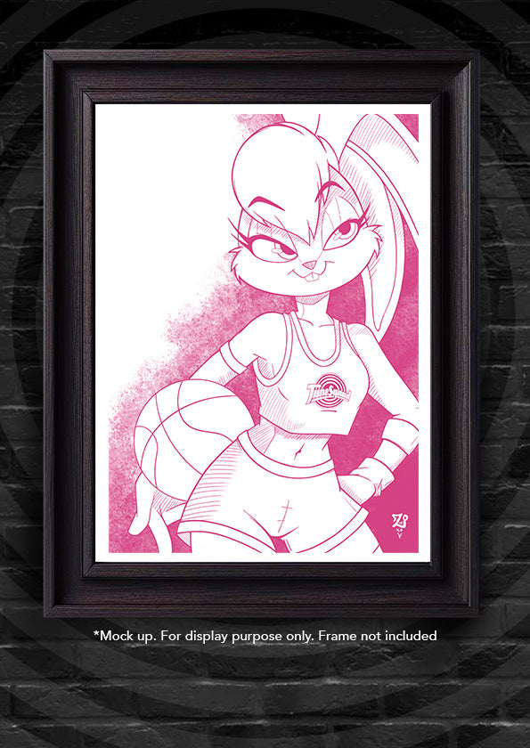 Lola Bunny Sketch Print