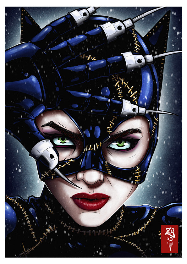 Catwoman Colour Print