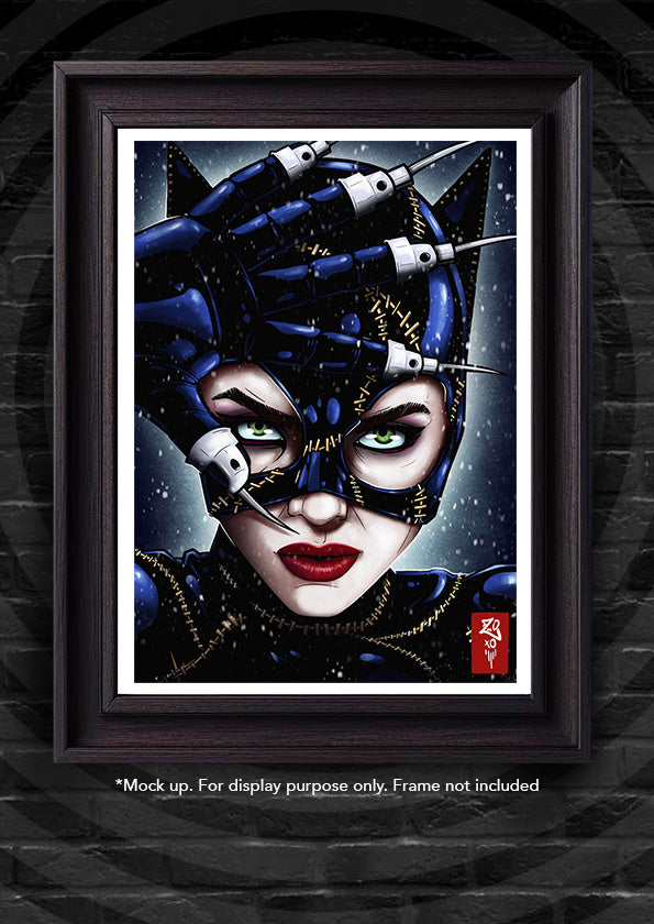 Catwoman Colour Print