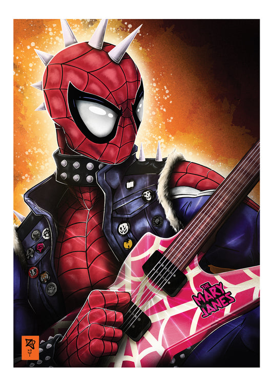 Spider-Man: Spider-Punk Colour Print