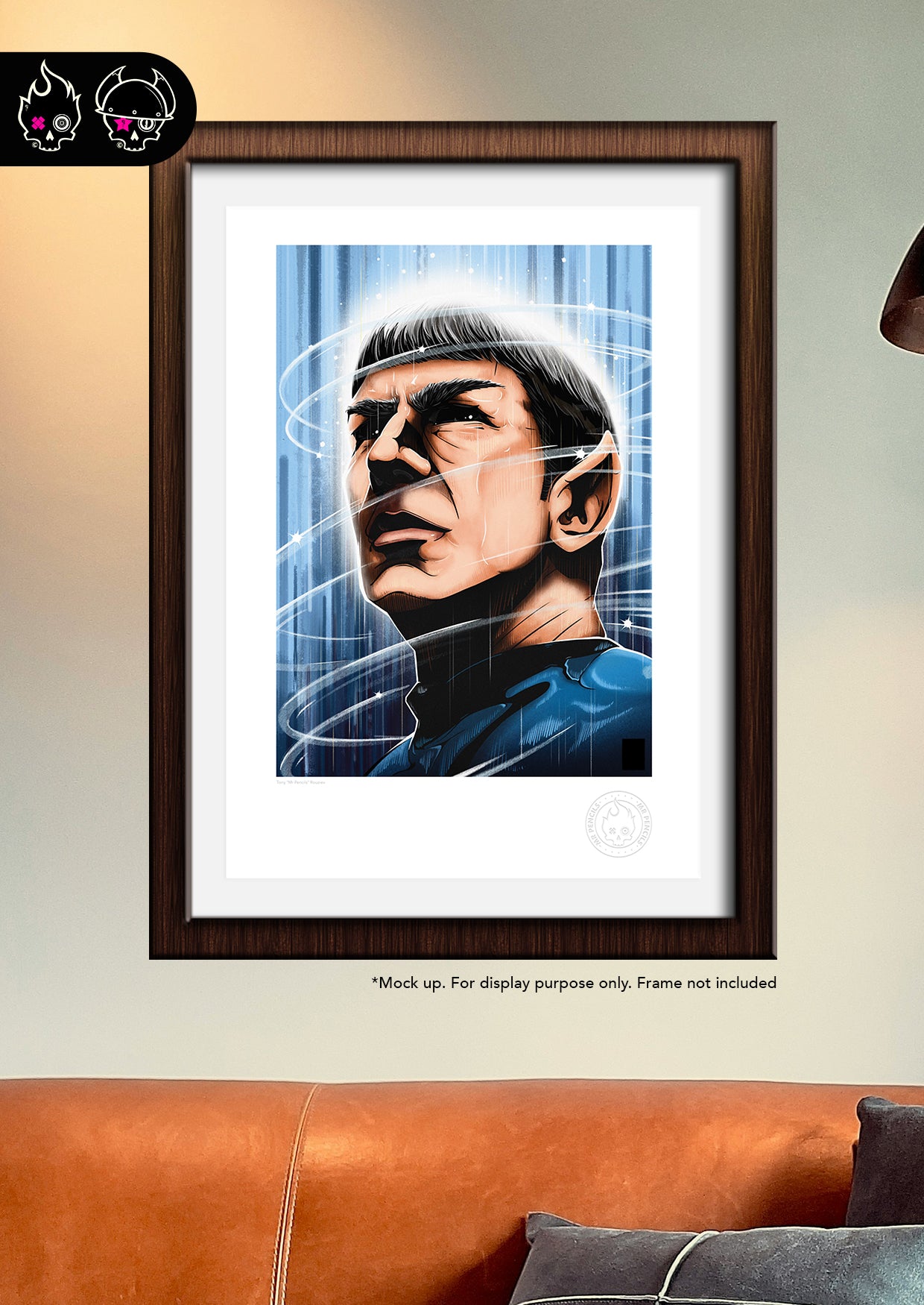 Spock Colour Print