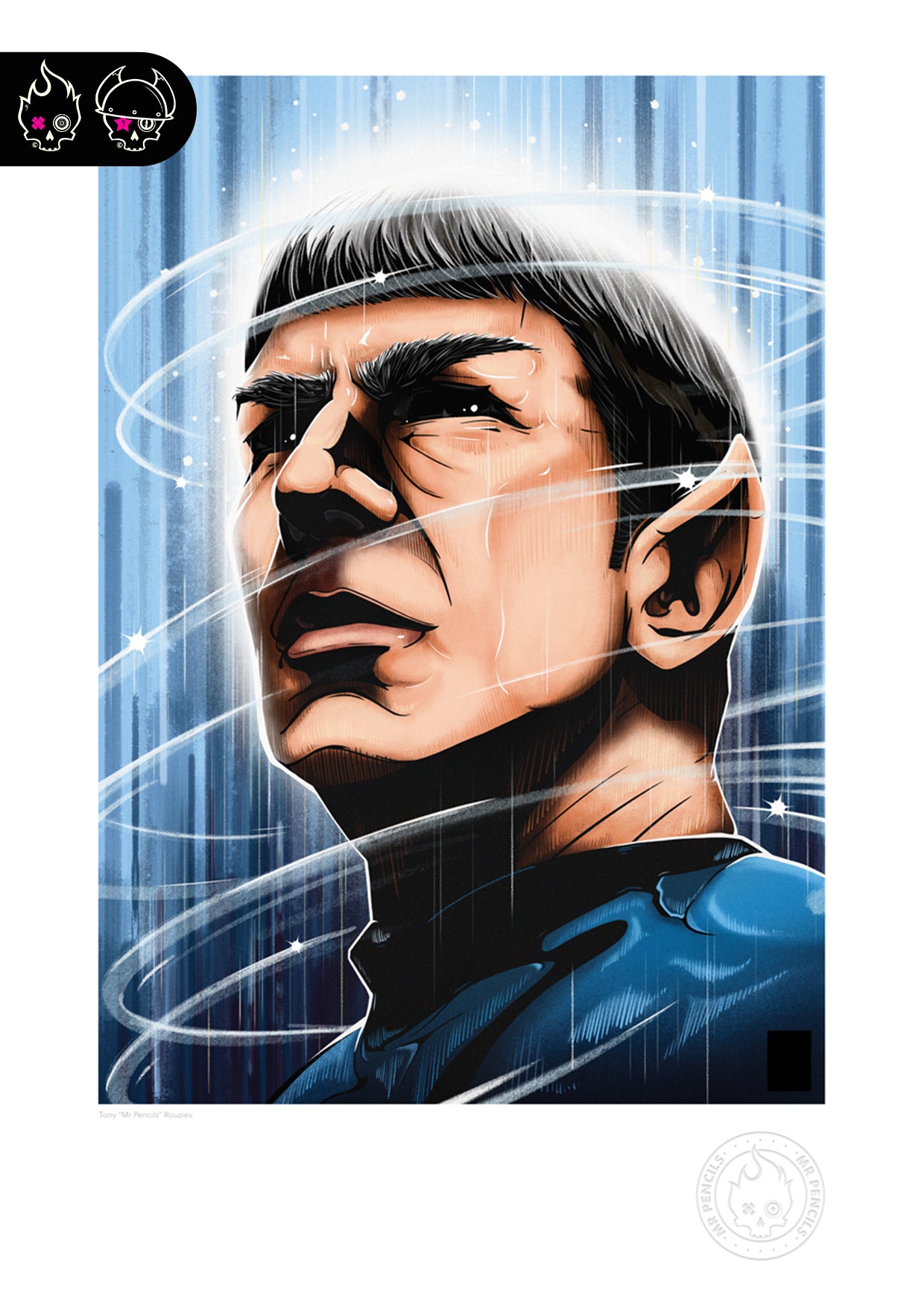 Spock Colour Print