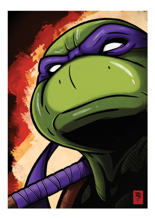TMNT: Donatello Colour Print
