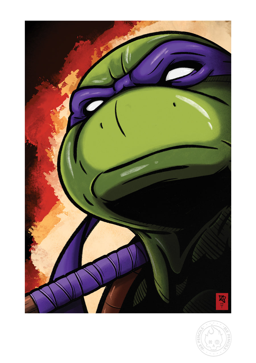 TMNT: Donatello Colour Print