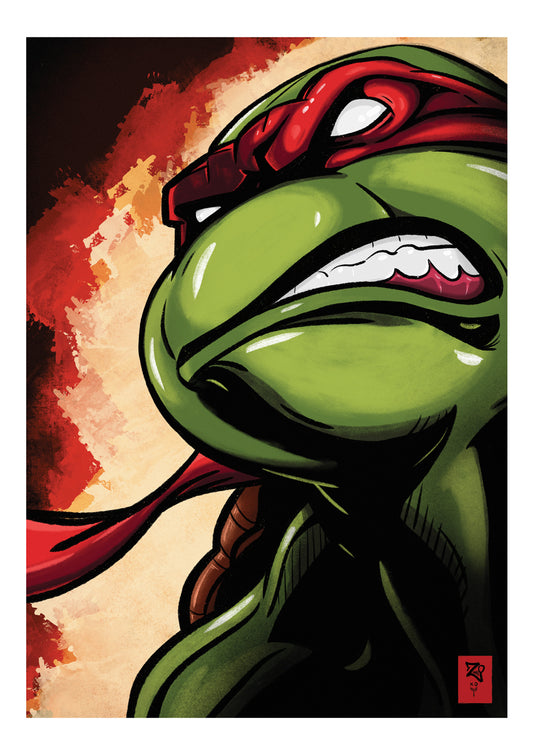 TMNT: Raphael Colour Print