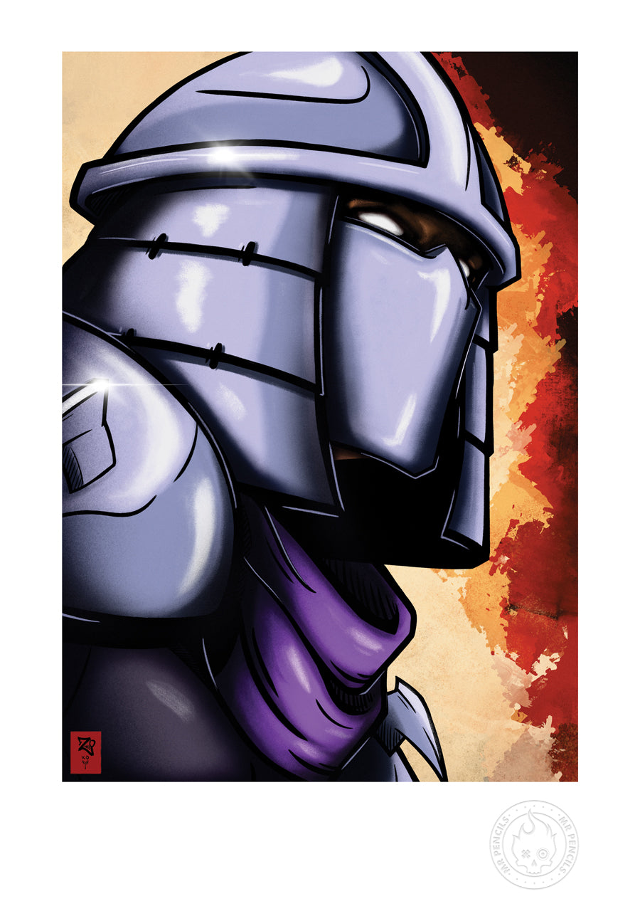 TMNT: Shredder Colour Print